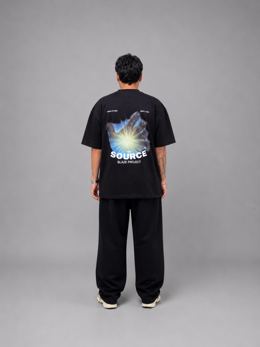 THE SOURCE ORIGIN TSHIRT BLACK