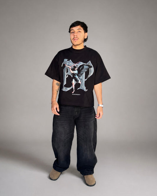 THE ASCENT BOXY TSHIRT BLACK
