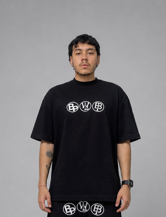 3LOGS BASIC OVERSIZE TSHIRT BLACK