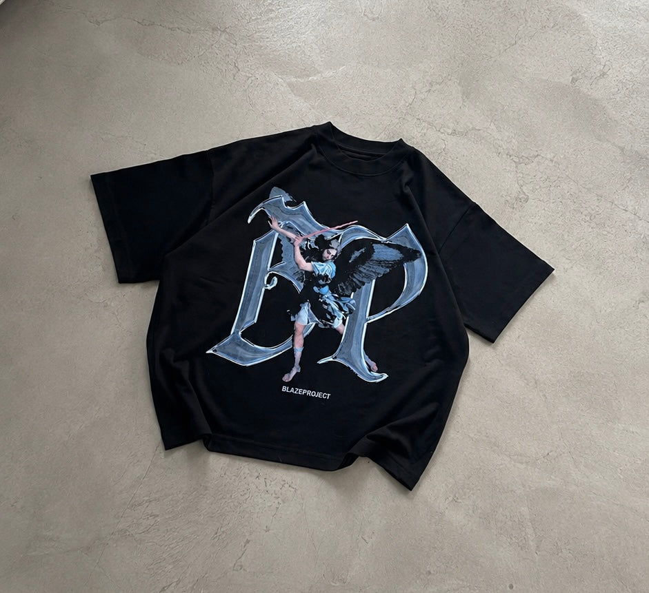 THE ASCENT BOXY TSHIRT BLACK