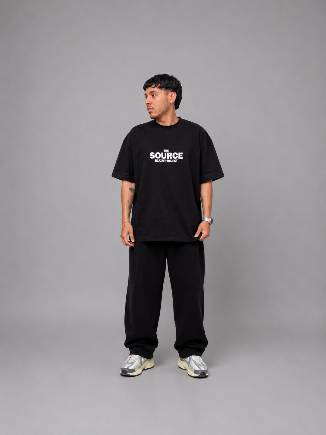 THE SOURCE ORIGIN TSHIRT BLACK