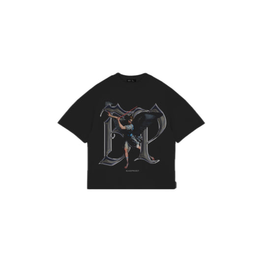 THE ASCENT BOXY TSHIRT BLACK