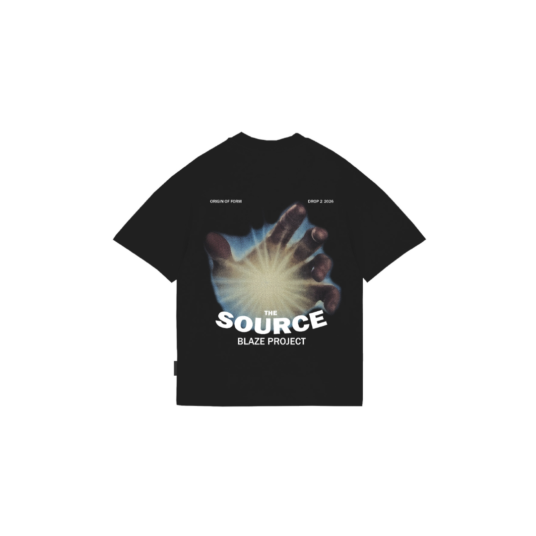 THE SOURCE ORIGIN TSHIRT BLACK