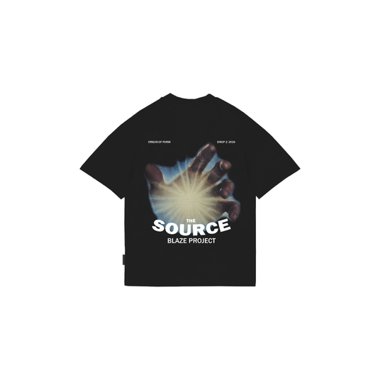 THE SOURCE ORIGIN TSHIRT BLACK