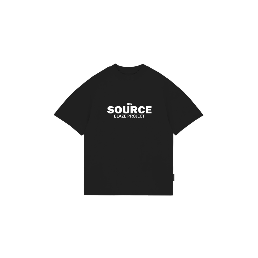 THE SOURCE ORIGIN TSHIRT BLACK