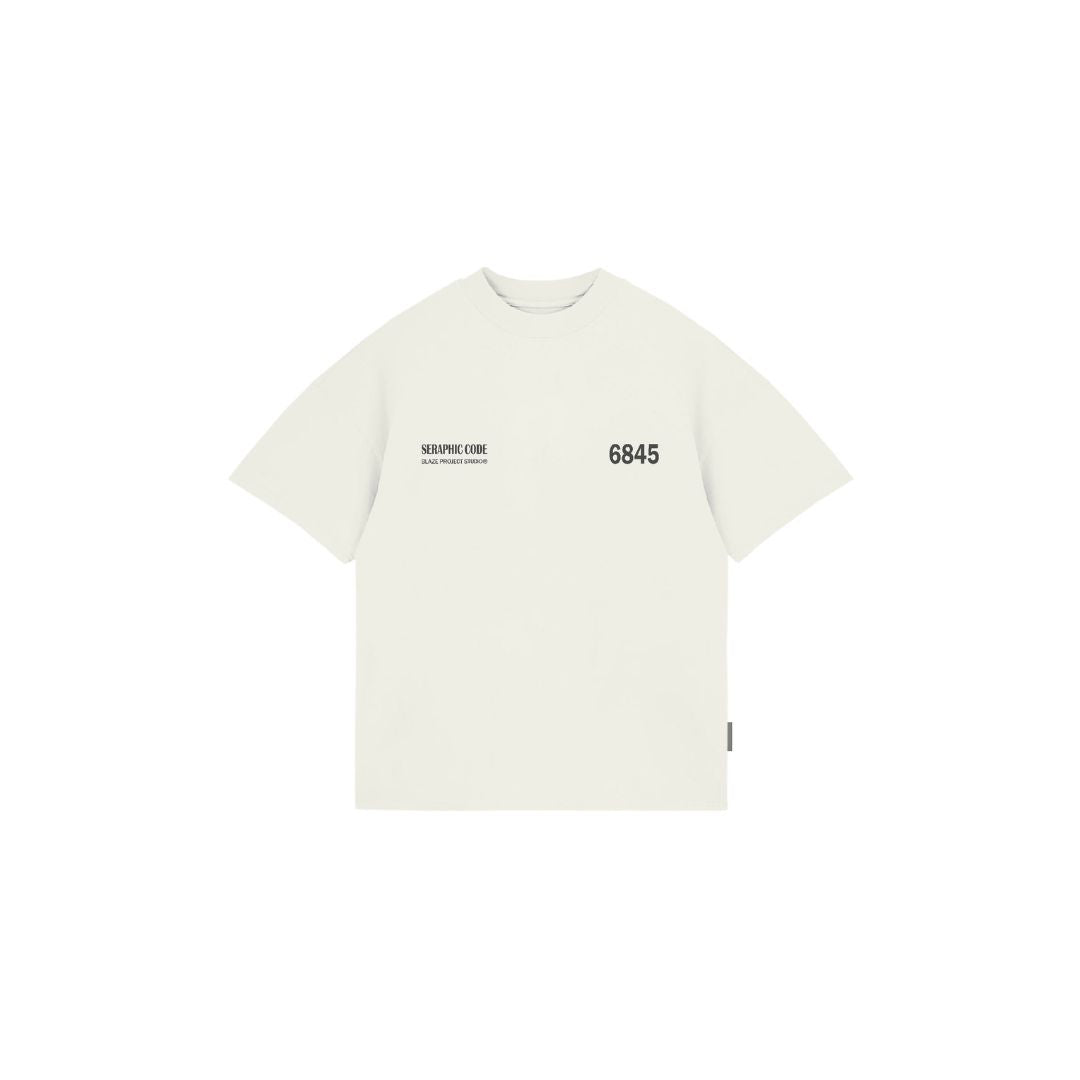 SERAPHICCODE CRUCIFIX OVERSIZE TSHIR WHITE