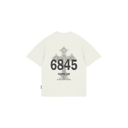 SERAPHICCODE CRUCIFIX OVERSIZE TSHIR WHITE