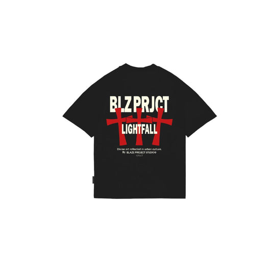 LIGHTFALL BASIC OVERSIZE TSHIRT BLACK